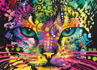 Colorful Cat 🟦 - Storiz puzzle collectible [Barcode 3491956134043] - Main Image 2