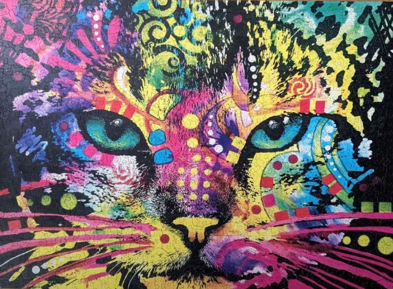 Colorful Cat 🟦 - Storiz puzzle collectible [Barcode 3491956134043] - Main Image 3