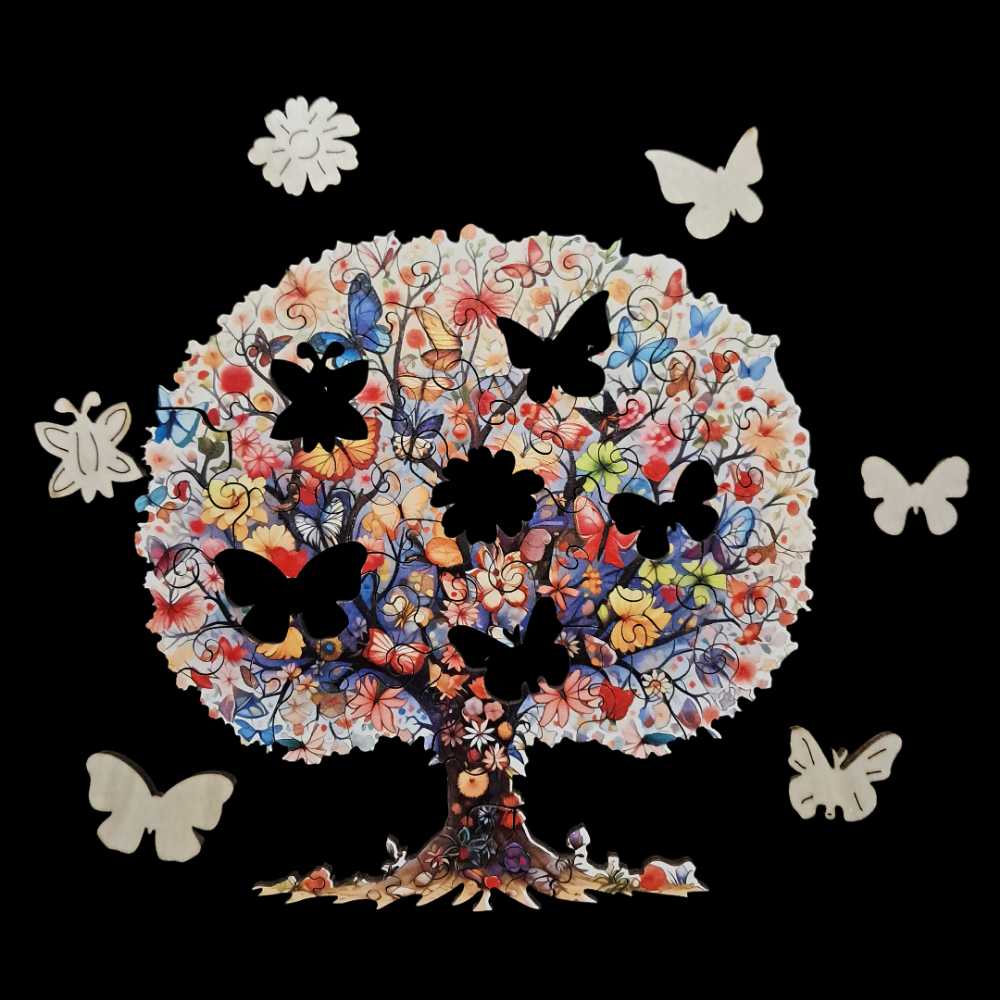 Wooden Puzzle: Tree - Unknown puzzle collectible - Main Image 2