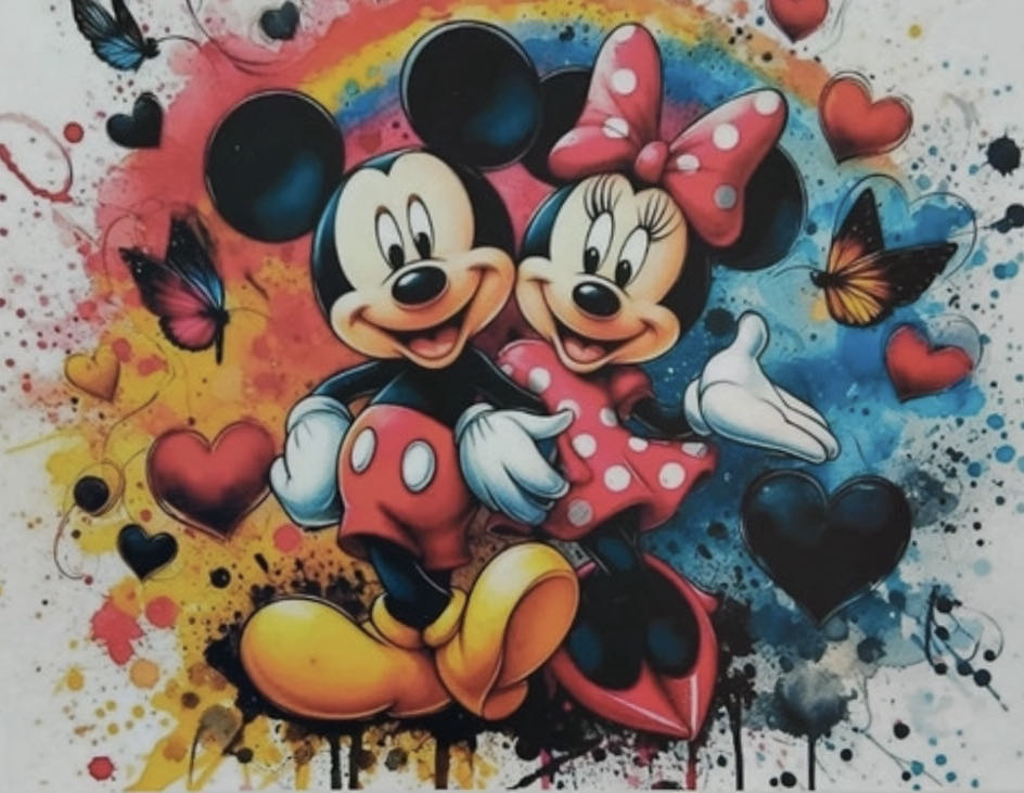 Mickey And Minnie Celebrating - PuzzleYOU puzzle collectible - Main Image 2