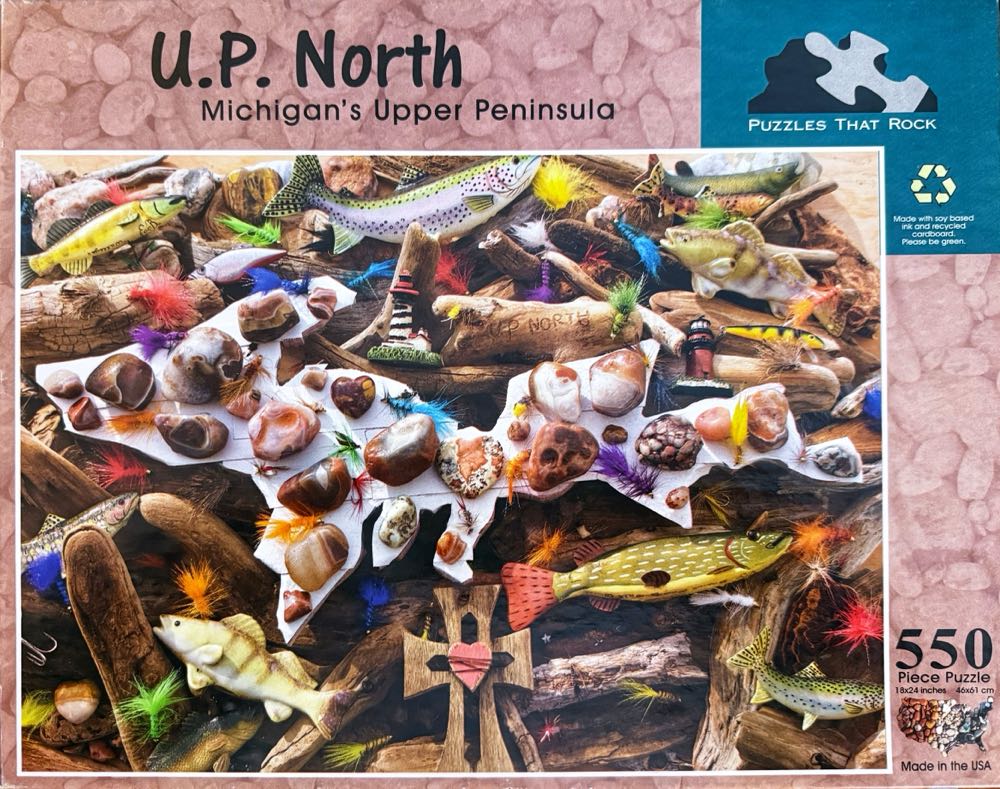 U.P. North - Puzzles That Rock puzzle collectible [Barcode 748079493810] - Main Image 2