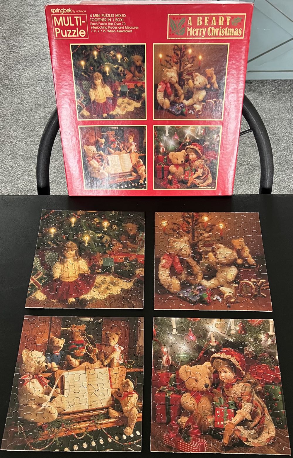 A Beary Merry Christmas - Springbok puzzle collectible [Barcode 070000017438] - Main Image 3