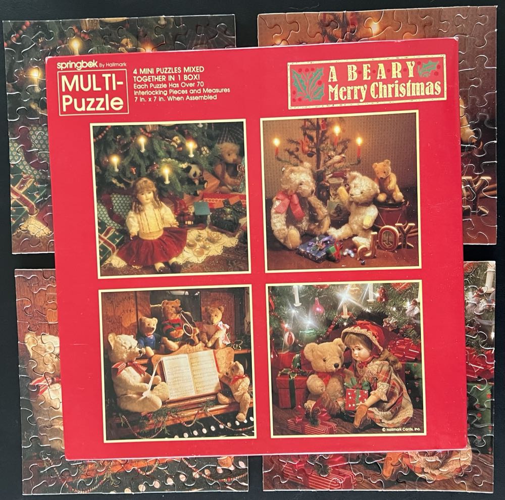 A Beary Merry Christmas - Springbok puzzle collectible [Barcode 070000017438] - Main Image 4