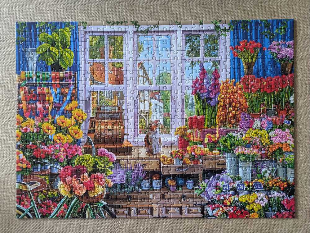 Flower Shop 500   puzzle collectible [Barcode 7681807800043] - Main Image 2