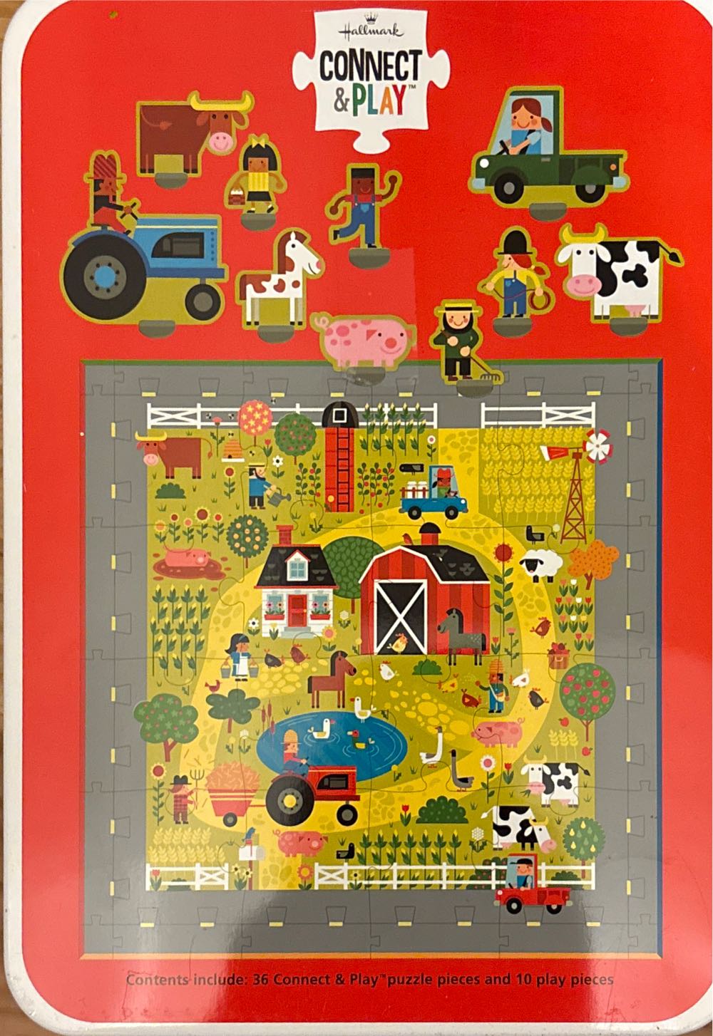 Connect & Play: Down On The Farm - Hallmark puzzle collectible - Main Image 2