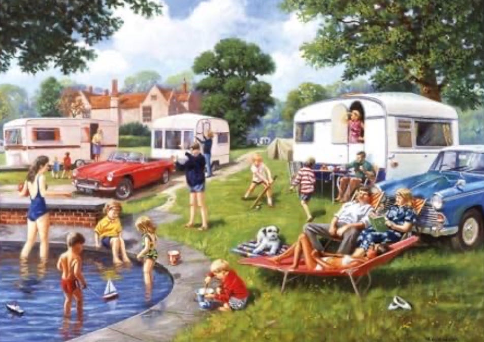 Caravan Holiday - Kiddicraft puzzle collectible [Barcode 5060337330909] - Main Image 2