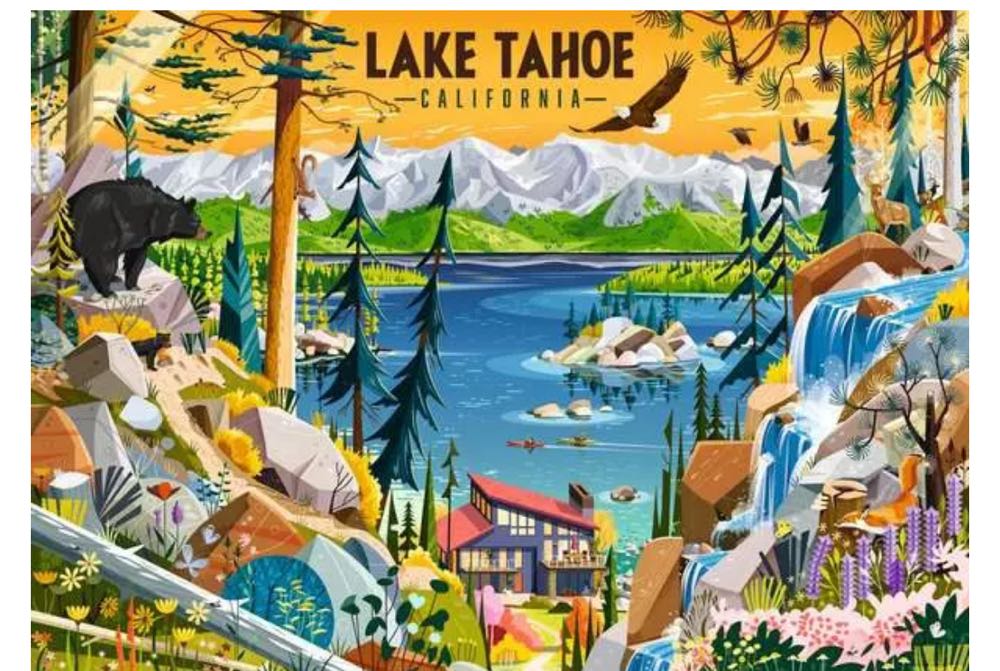 Sacred Lake Tahoe - NFT (NIB) - Ravensburger puzzle collectible [Barcode 4005555016045] - Main Image 2