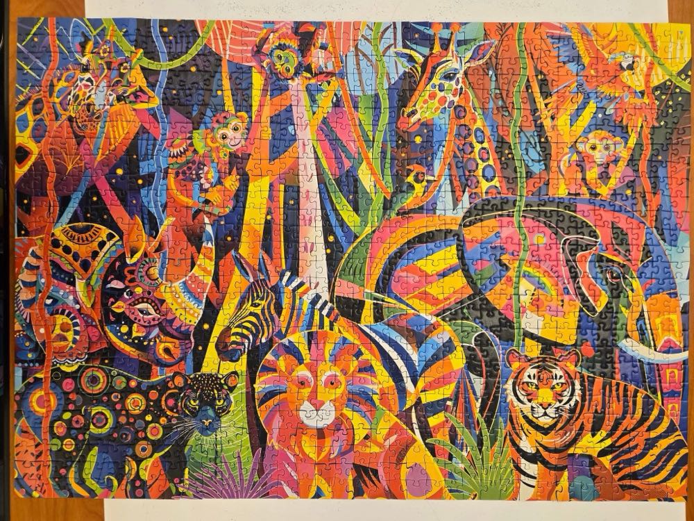 Jeweled Jungle - Ravensburger puzzle collectible [Barcode 4005555016014] - Main Image 3