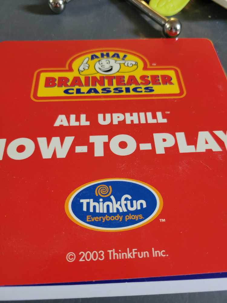 All Uphill - Thinkfun puzzle collectible - Main Image 2