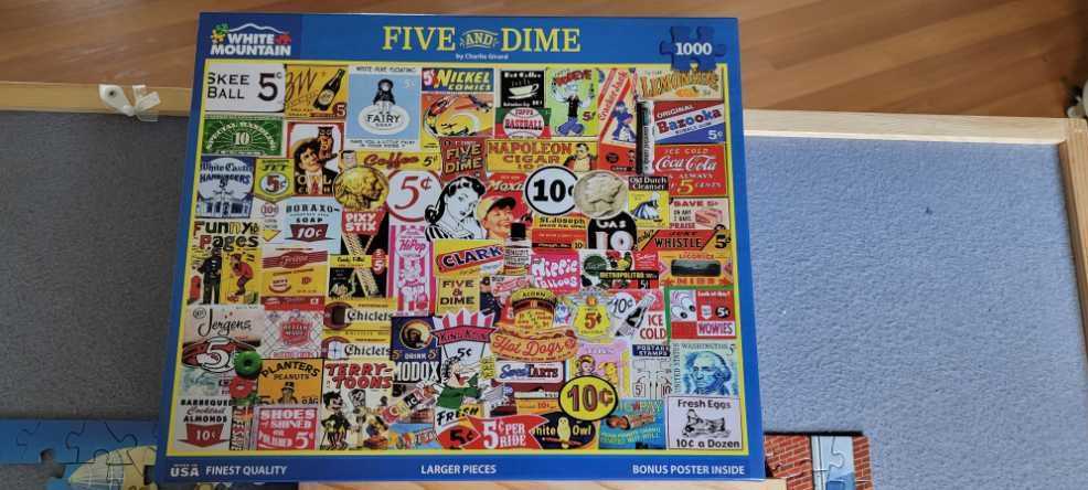 X-Five And Dime - White Mountain puzzle collectible [Barcode 724819265701] - Main Image 3