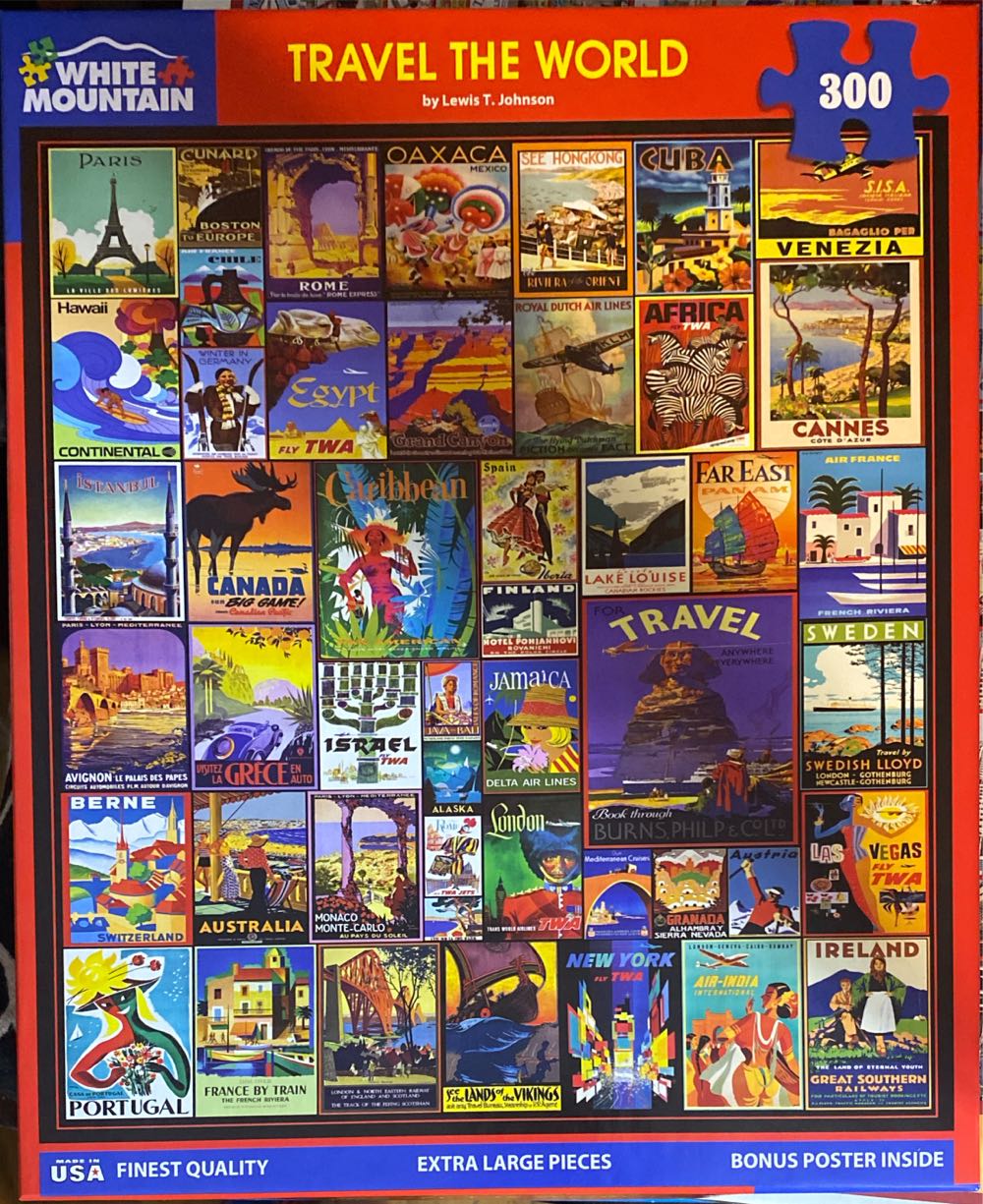 Travel The World - White Mountain 🇺🇸 puzzle collectible [Barcode 724819268948] - Main Image 2