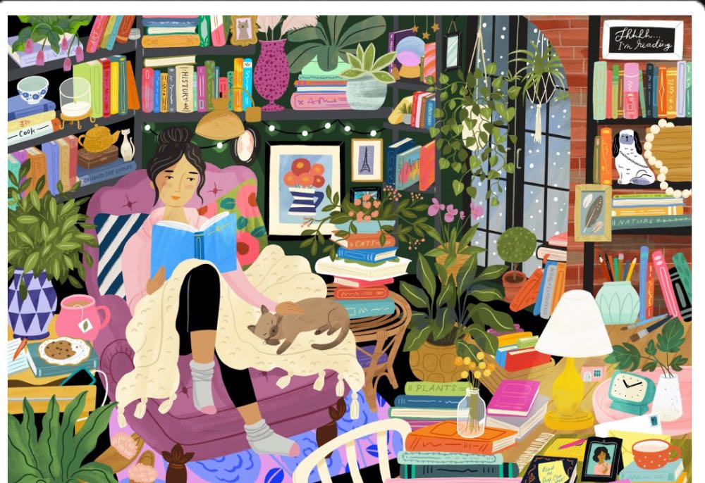 Reading Nook - Pieces & Peace puzzle collectible [Barcode 3667232001990] - Main Image 2