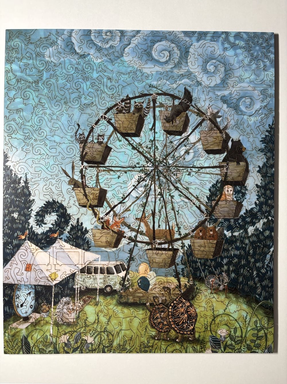 Woodland Wheel - Liberty Puzzles 🇺🇸 puzzle collectible - Main Image 2