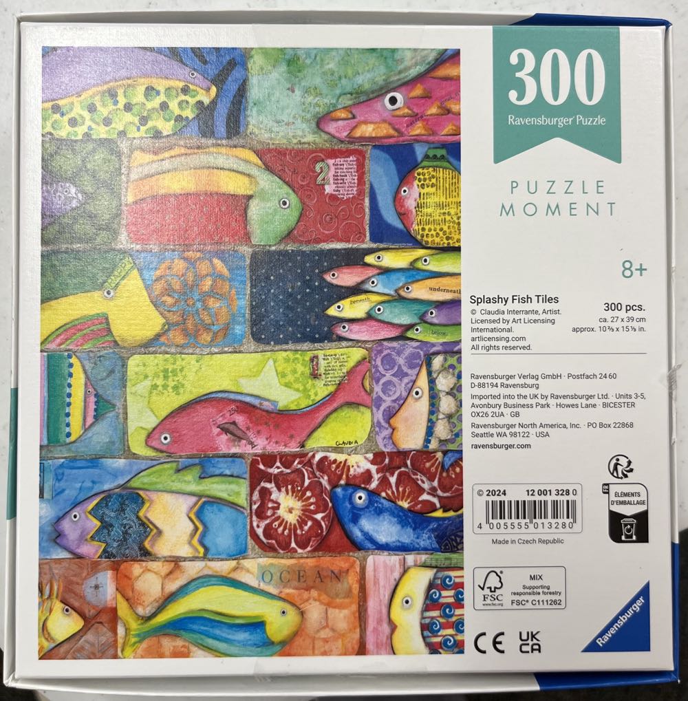 Splashy Fish Tiles - Ravensburger puzzle collectible - Main Image 2