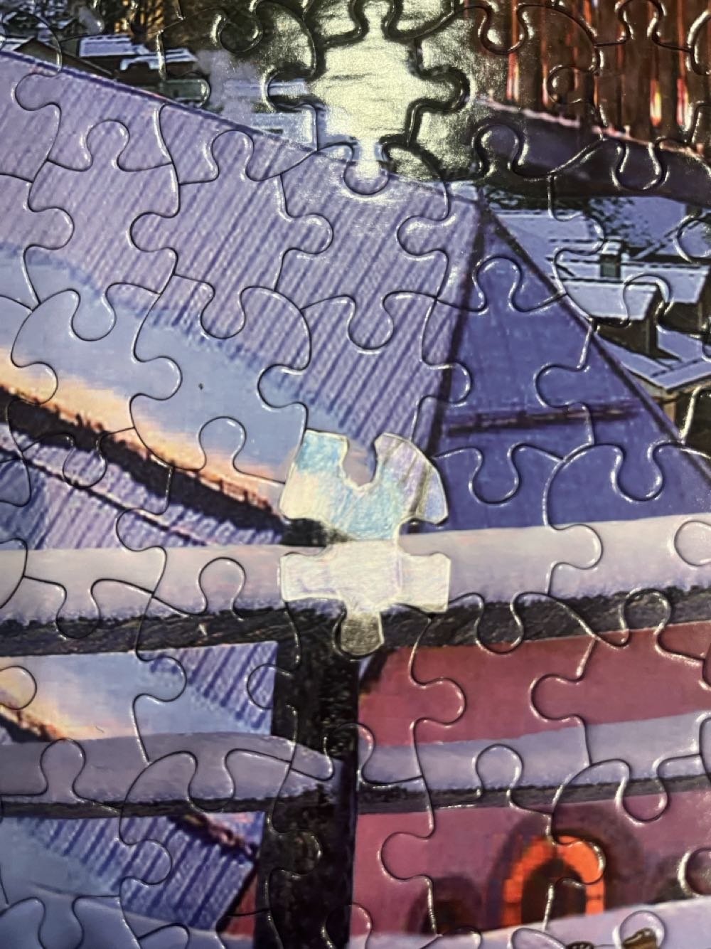 The Majestic Matterhorn - Vermont Christmas Company puzzle collectible - Main Image 2