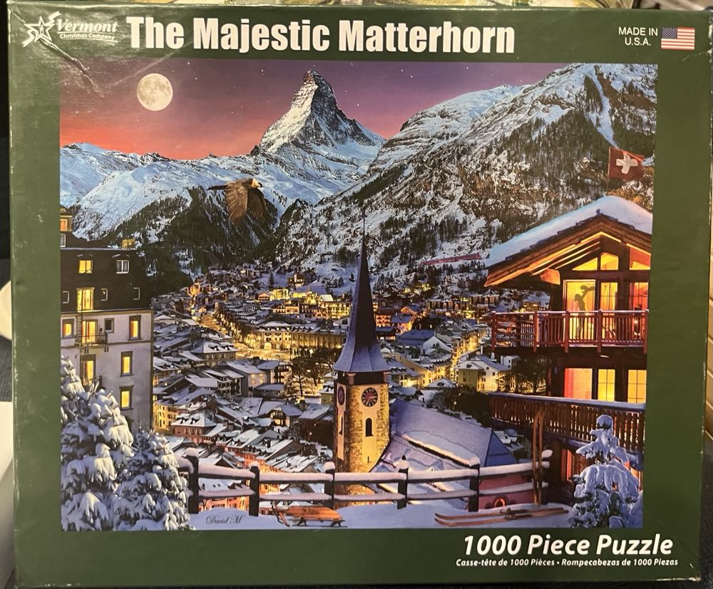 The Majestic Matterhorn - Vermont Christmas Company puzzle collectible - Main Image 3