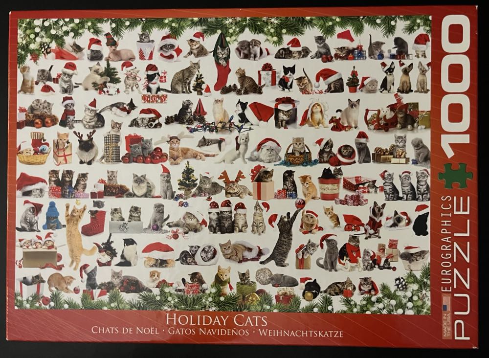 Holiday Cats - EuroGraphics puzzle collectible - Main Image 2