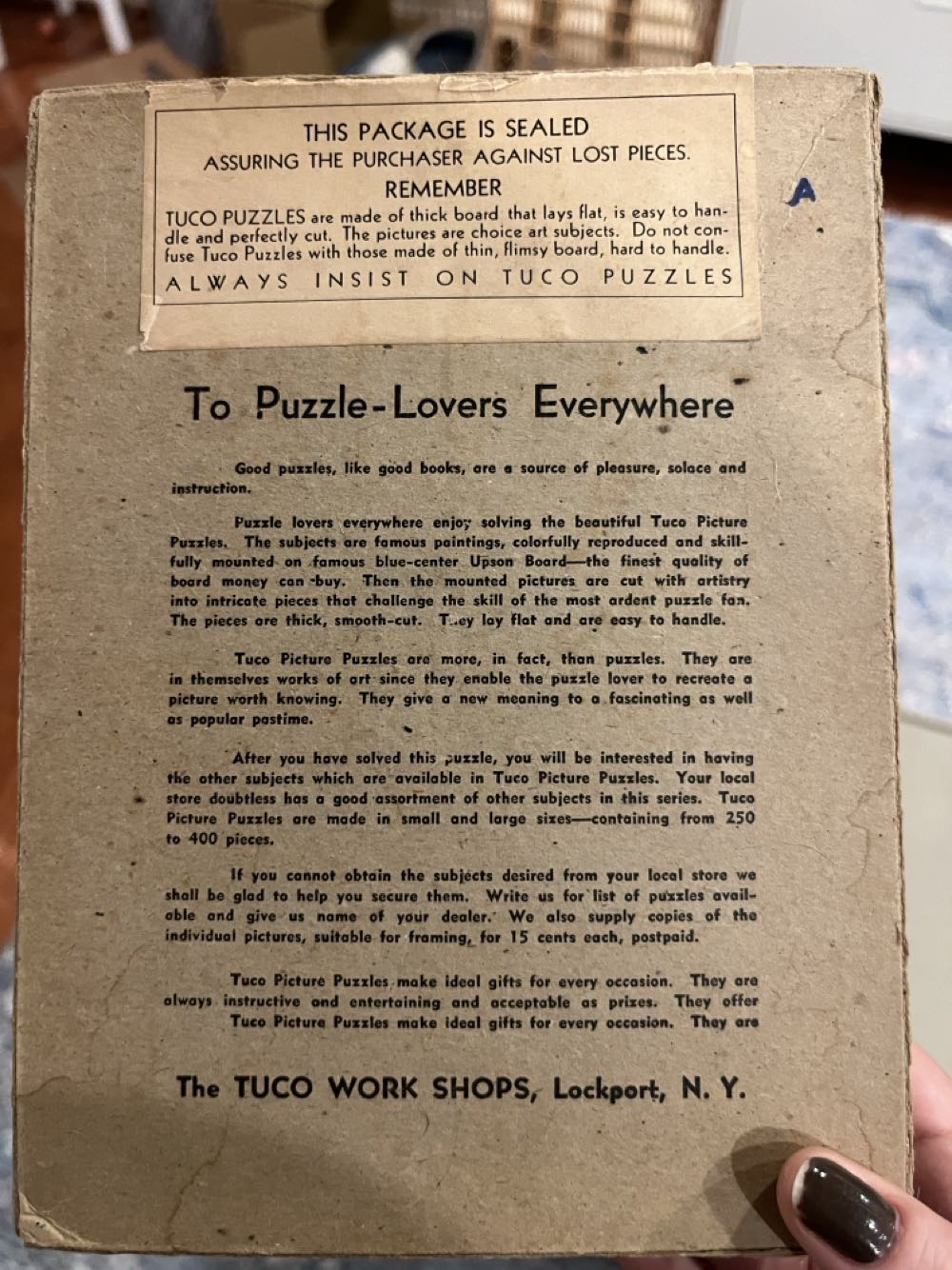 In the Dewy Morn - Tuco Work Shops puzzle collectible - Main Image 2