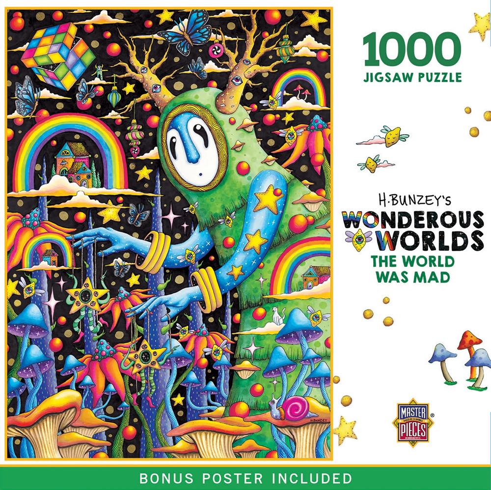 Wondrous Worlds : The World was Mad - MasterPieces puzzle collectible - Main Image 2