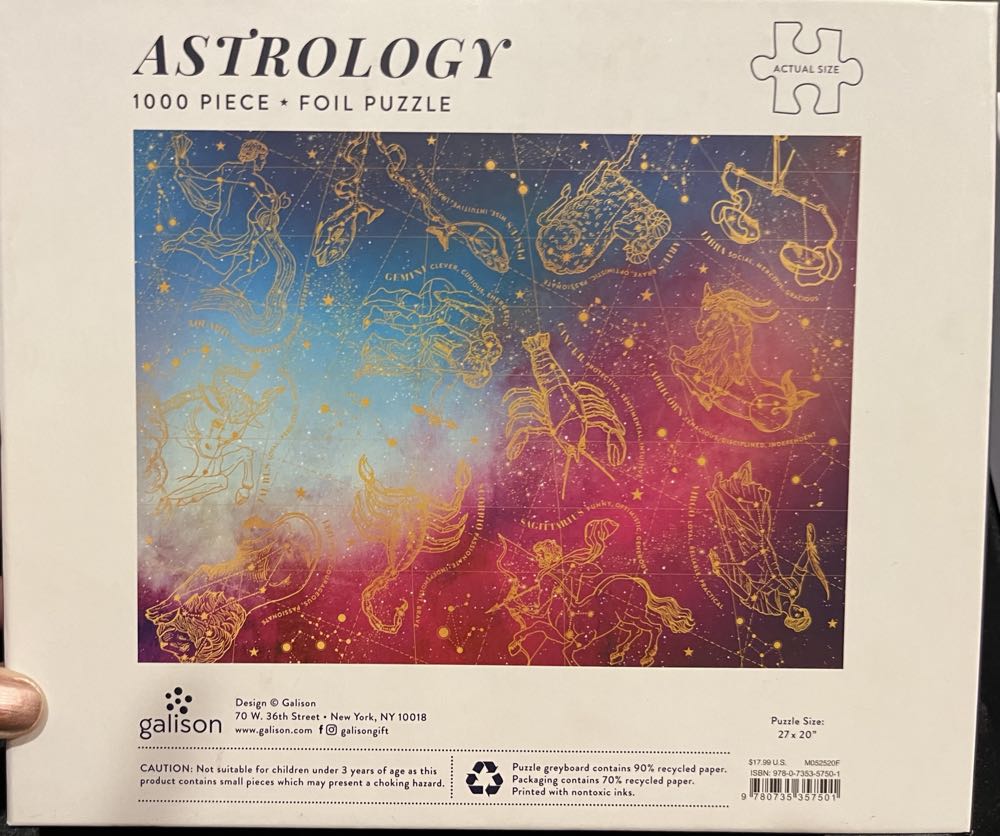 Astrology - Galison puzzle collectible - Main Image 3