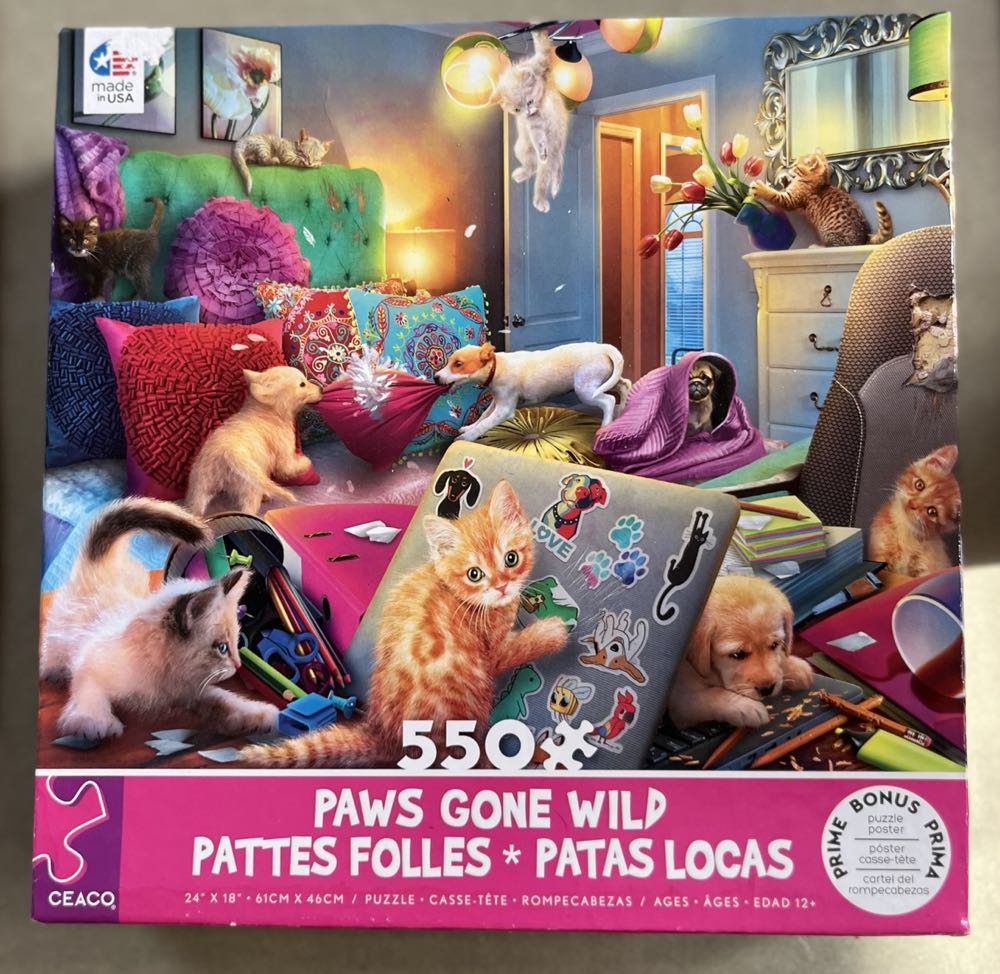 Paws Gone Wild - Ceaco puzzle collectible - Main Image 2