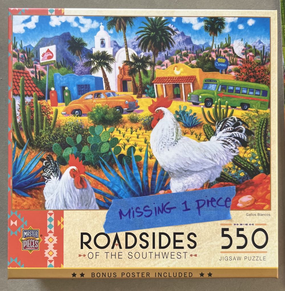 Gallos Blancos - MasterPieces puzzle collectible - Main Image 2