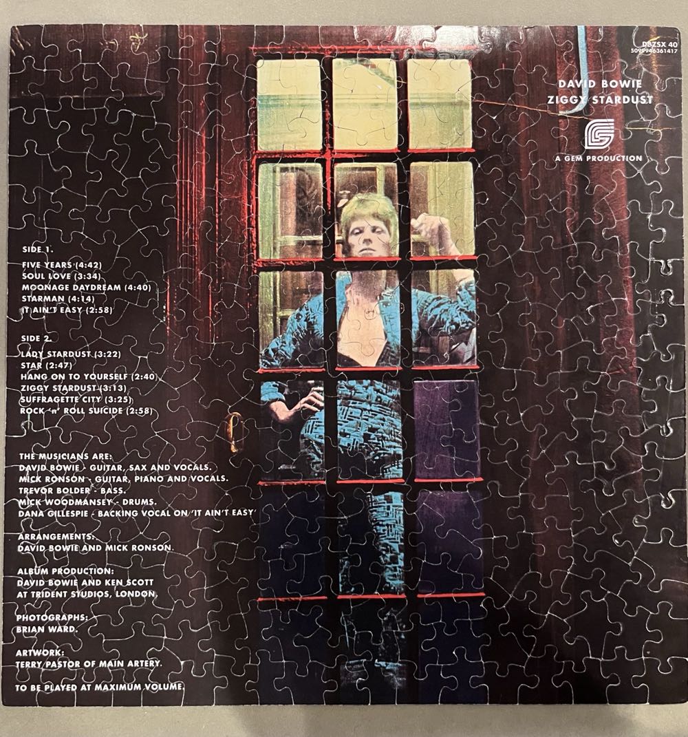 David Bowie Ziggy Stardust Classic Album Covers Vol. 1 - Rediscover puzzle collectible - Main Image 2