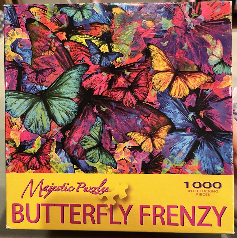 Butterfly Frenzy - Majestic Puzzles puzzle collectible - Main Image 2