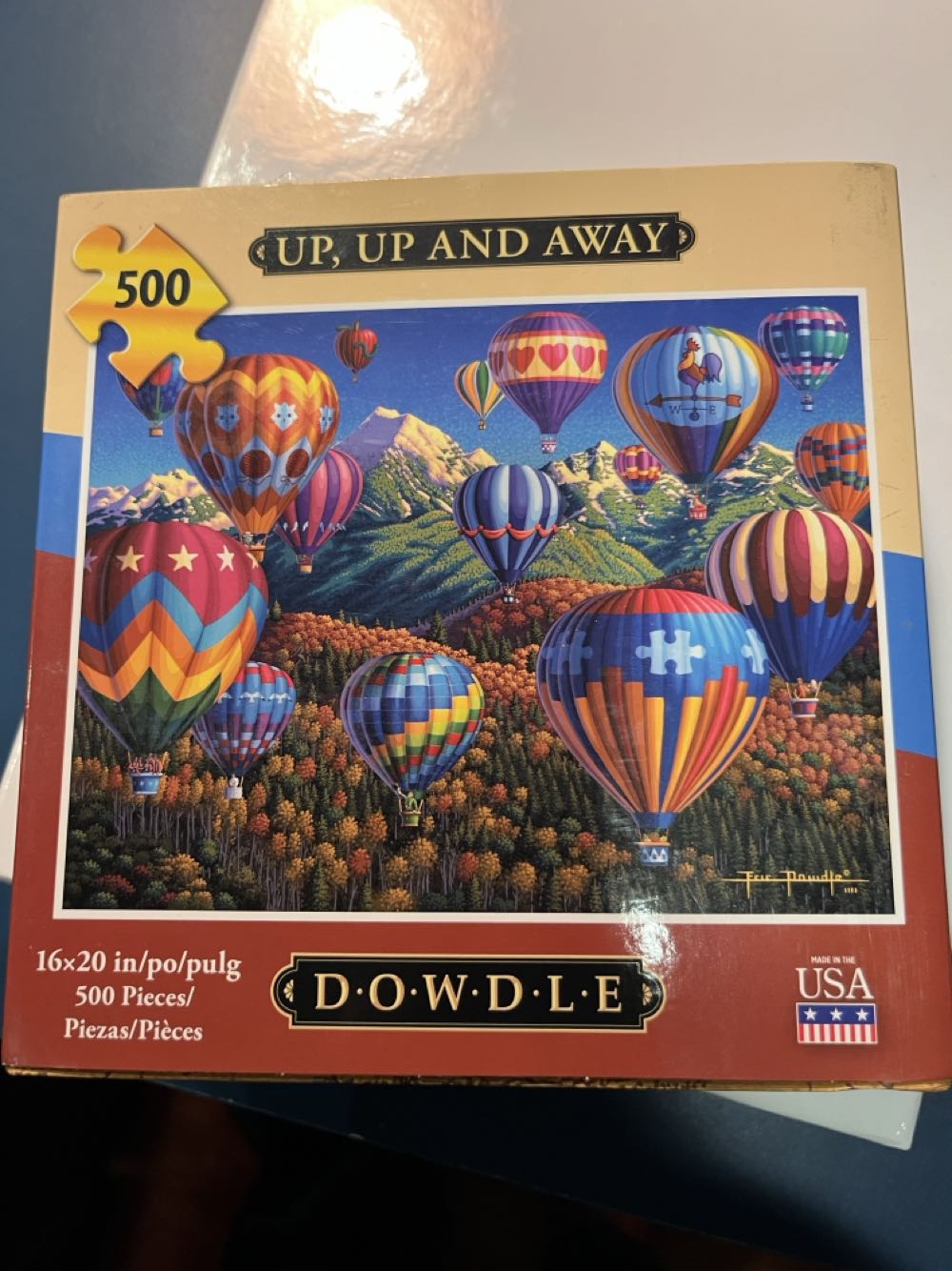 Up, Up and Away - Dowdle puzzle collectible - Main Image 2
