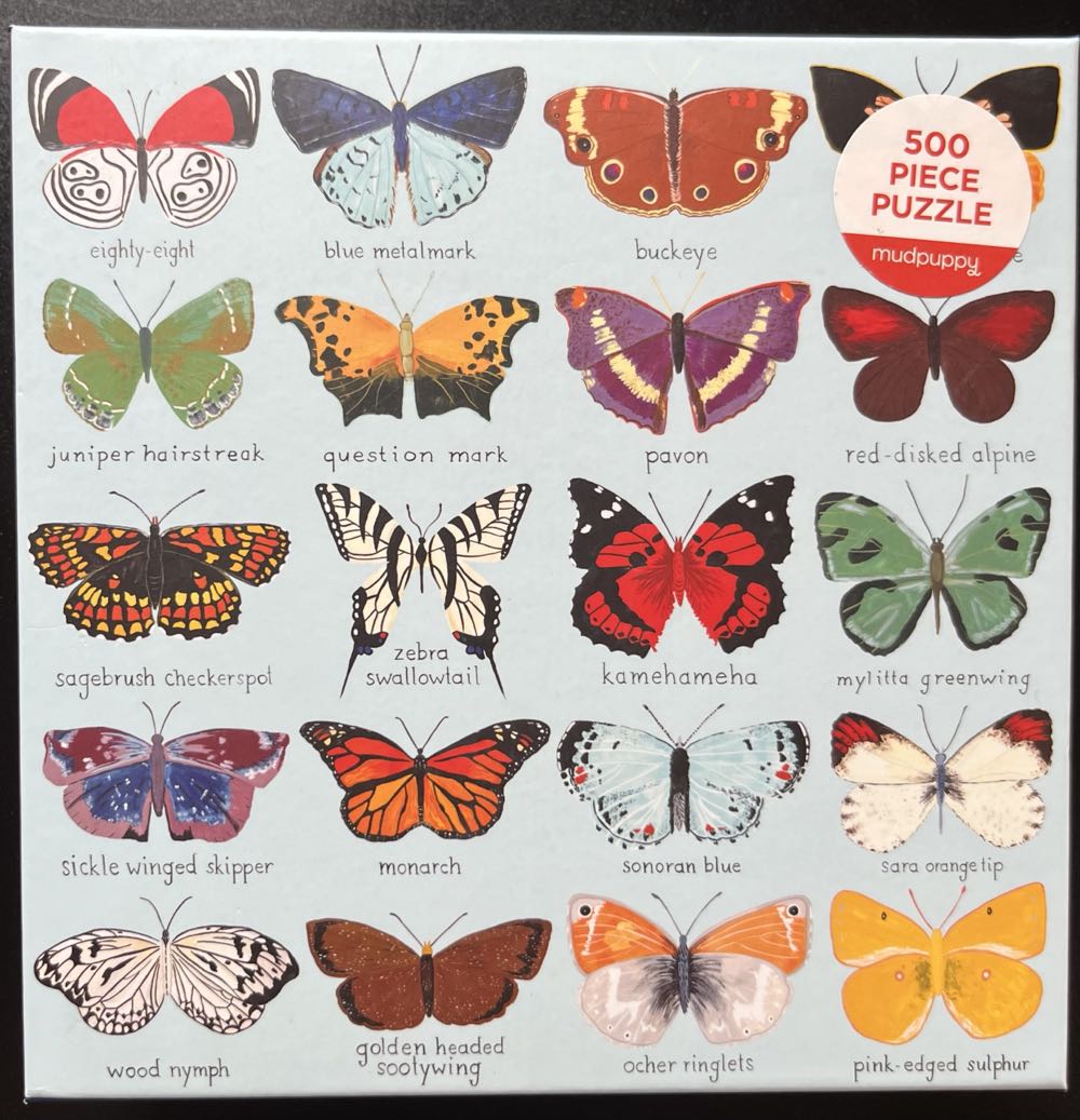 Butterflies of North America - Mudpuppy puzzle collectible - Main Image 2