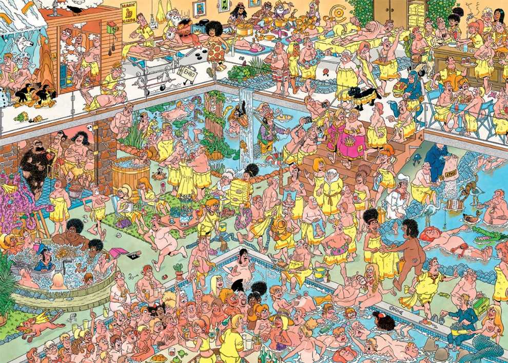 JvH - Not So Wellness - Jumbo puzzle collectible [Barcode 8721017603313] - Main Image 3