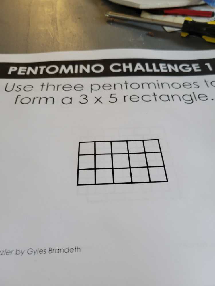 Pentominoes - Discovery Toys puzzle collectible - Main Image 2