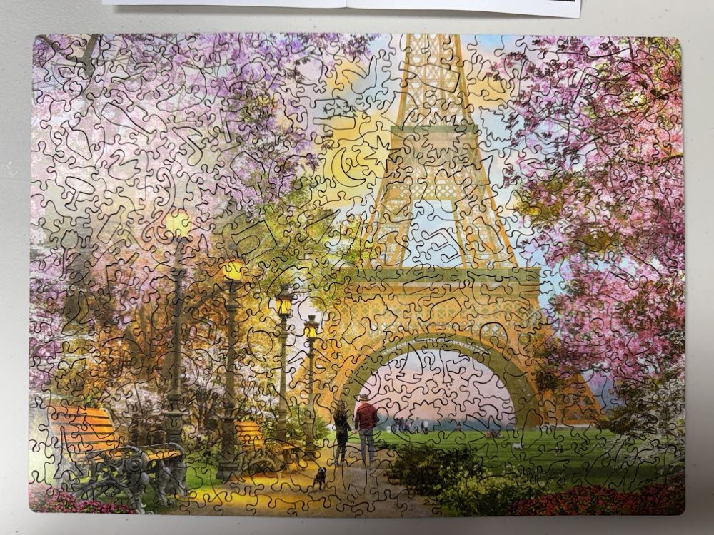 Spring In Paris  puzzle collectible - Main Image 2