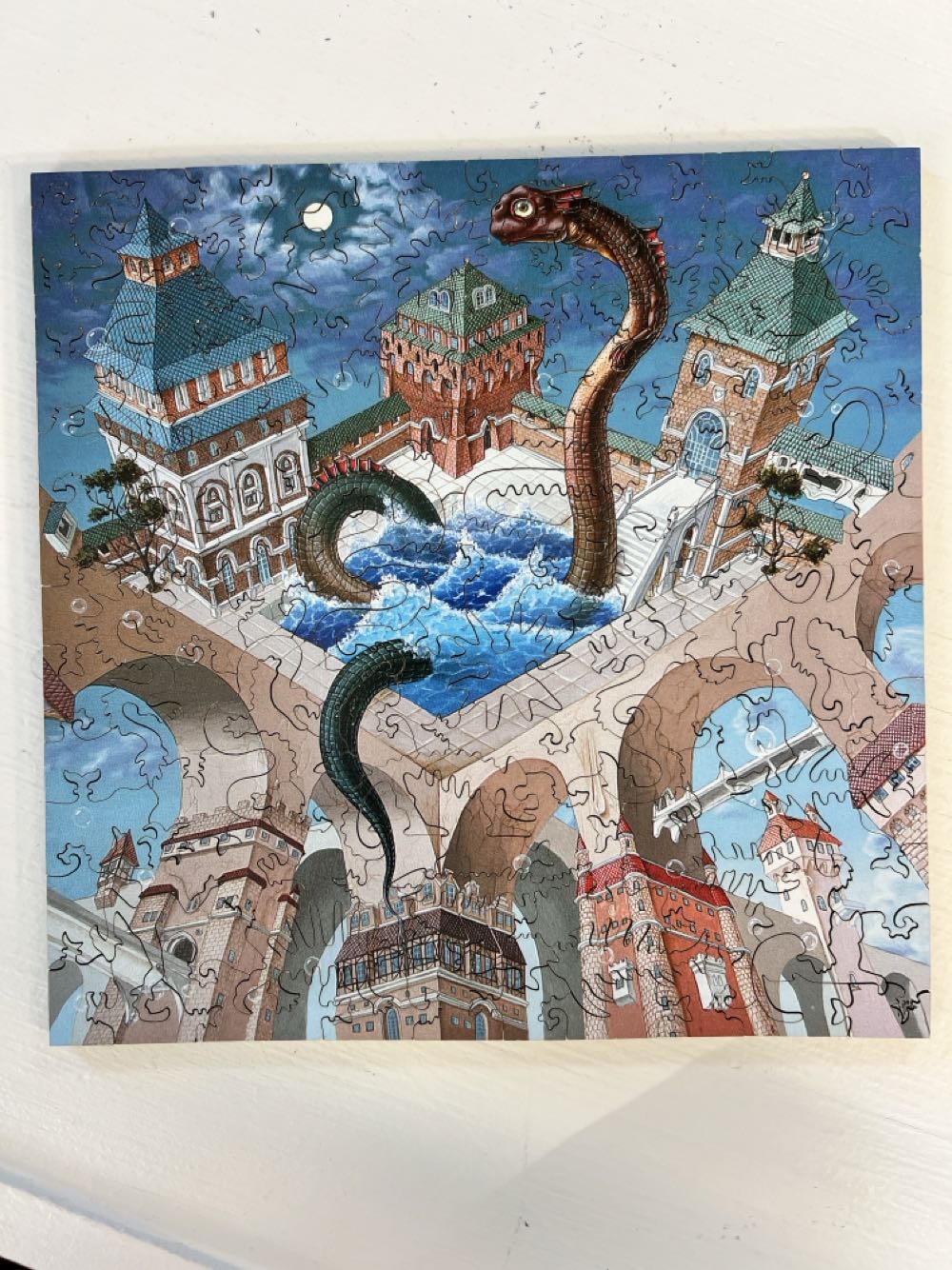 Bathing of the colorful dragon - Davici puzzle collectible - Main Image 2