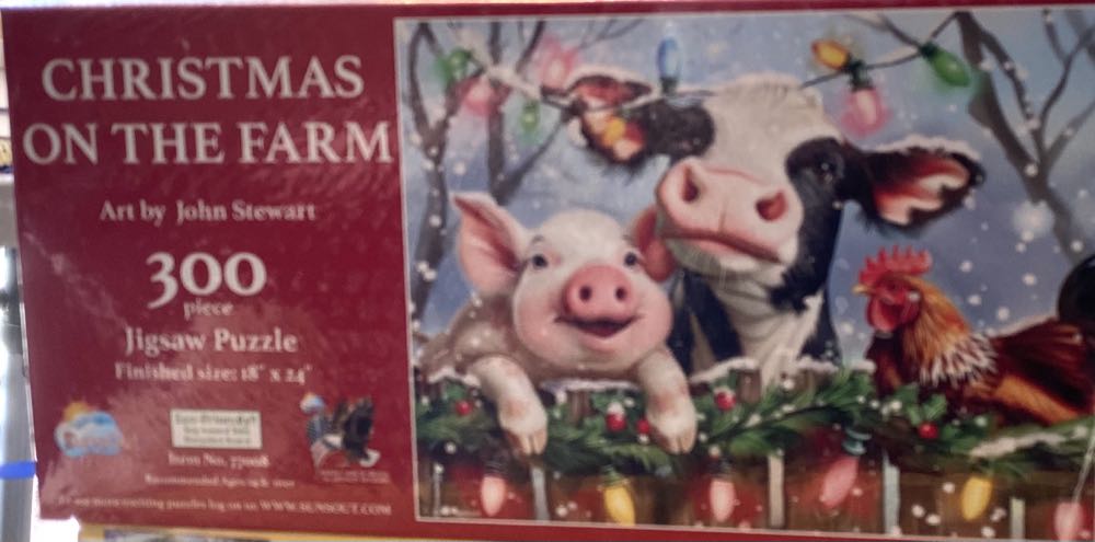 Christmas On The Farm  puzzle collectible [Barcode 796780770089] - Main Image 2