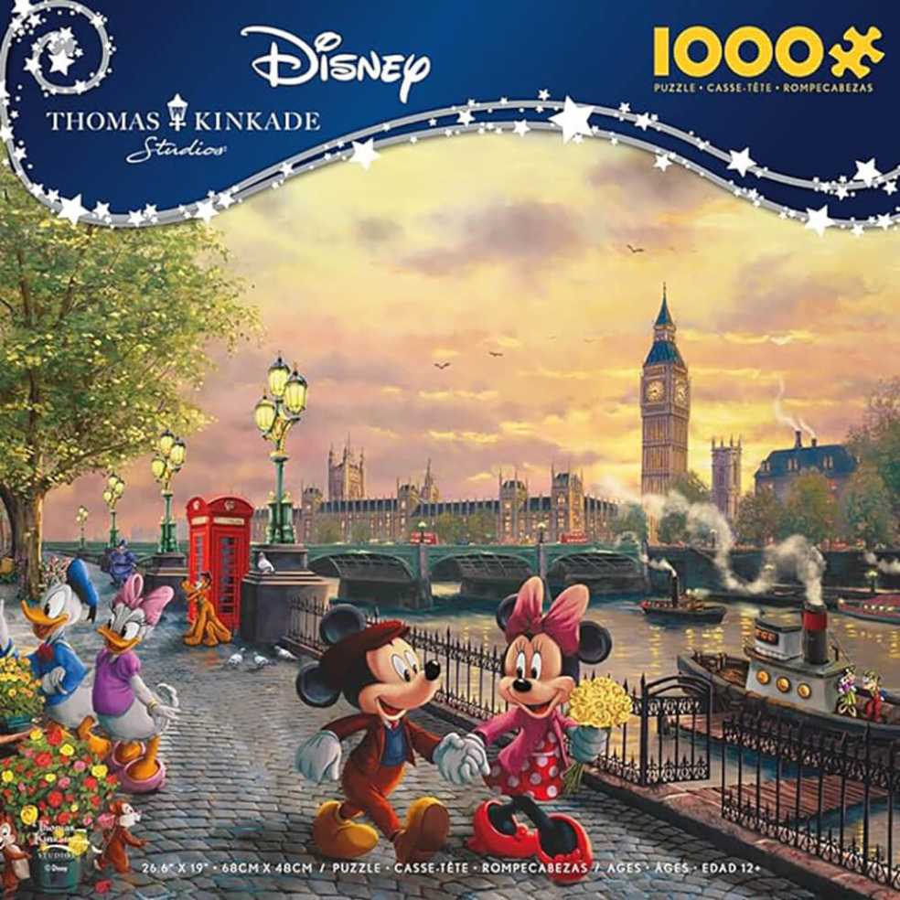 Mickey & Minnie London - Ceaco puzzle collectible [Barcode 021081310956] - Main Image 2