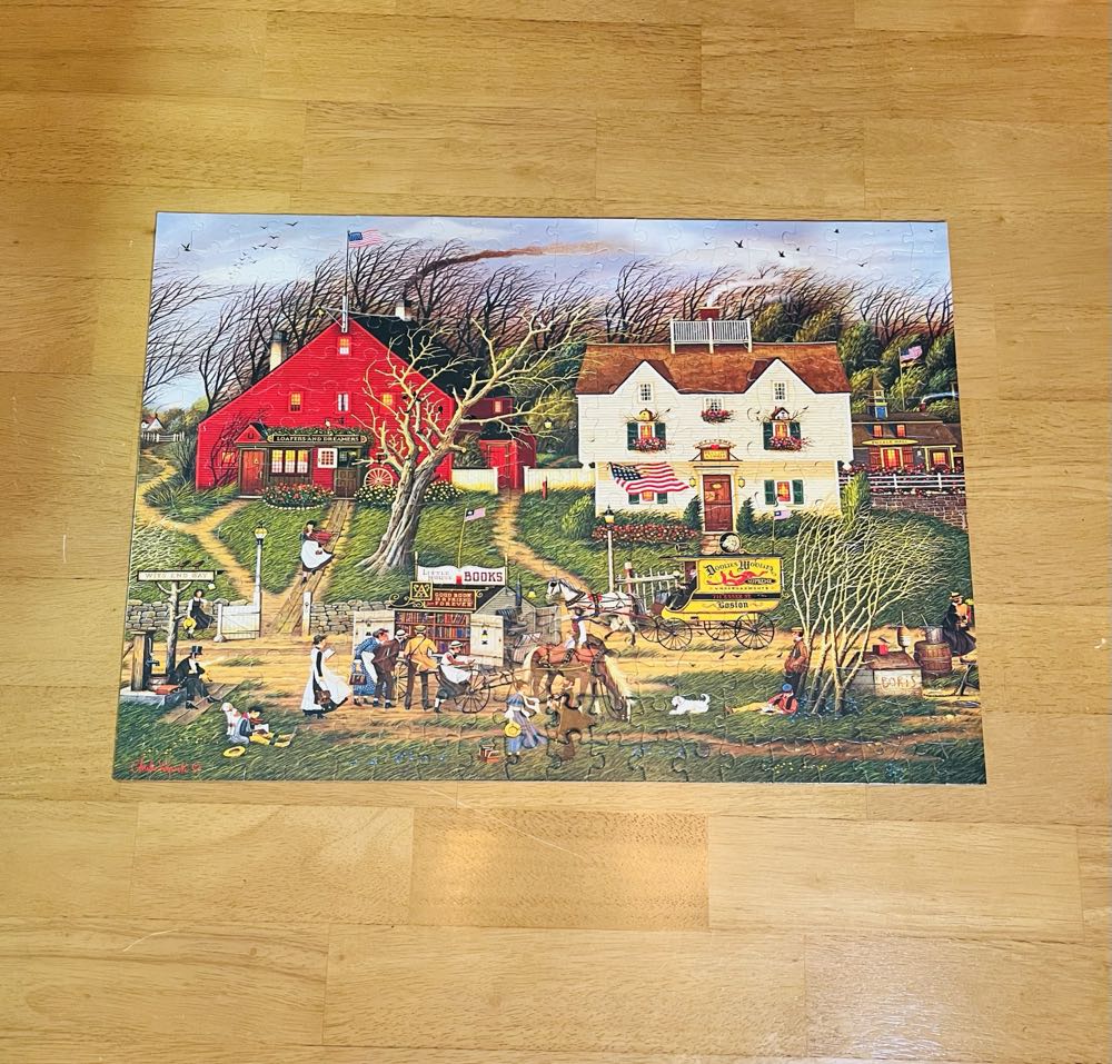 Fireside Companions - Buffalo Wysocki puzzle collectible [Barcode 079346026586] - Main Image 2