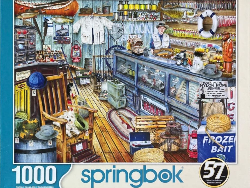 The Bait Shop - Springbok puzzle collectible [Barcode 091683109340] - Main Image 2