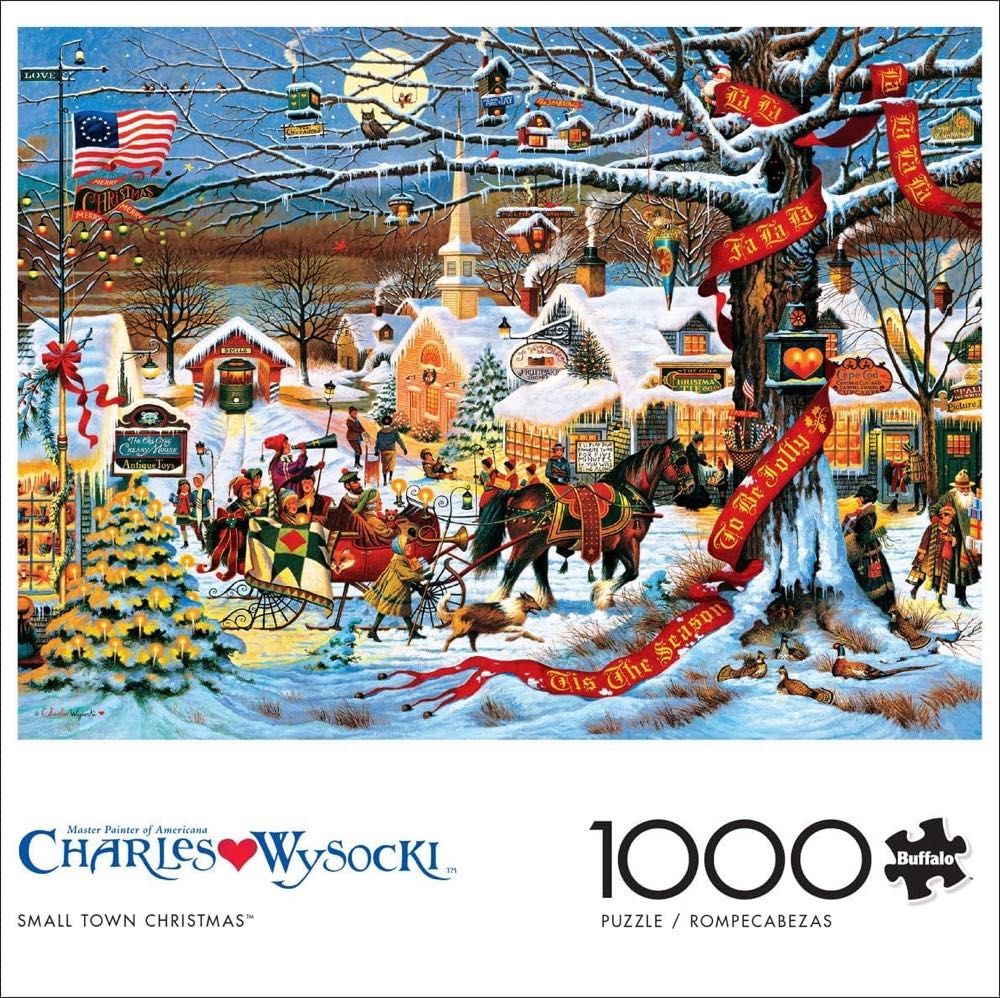 Small Town Christmas - Buffalo Games puzzle collectible [Barcode 079346114252] - Main Image 2