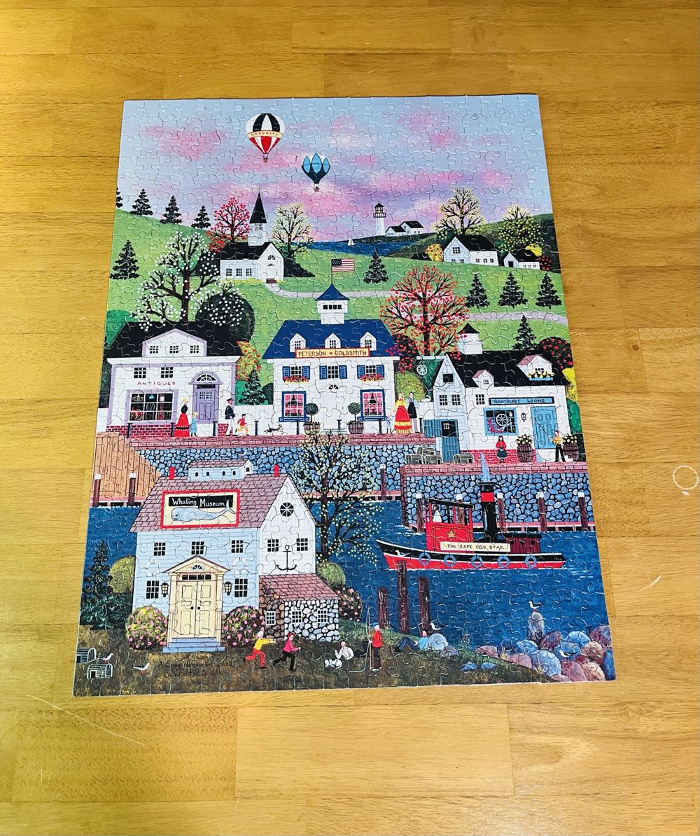 A Snug Nantucket Inlet - Ceaco puzzle collectible [Barcode 021081232197] - Main Image 2