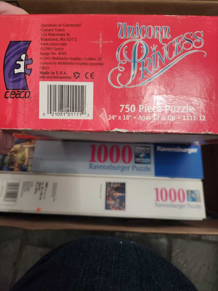 Unicorn Princess - Ceaco puzzle collectible [Barcode 021081011112] - Main Image 3