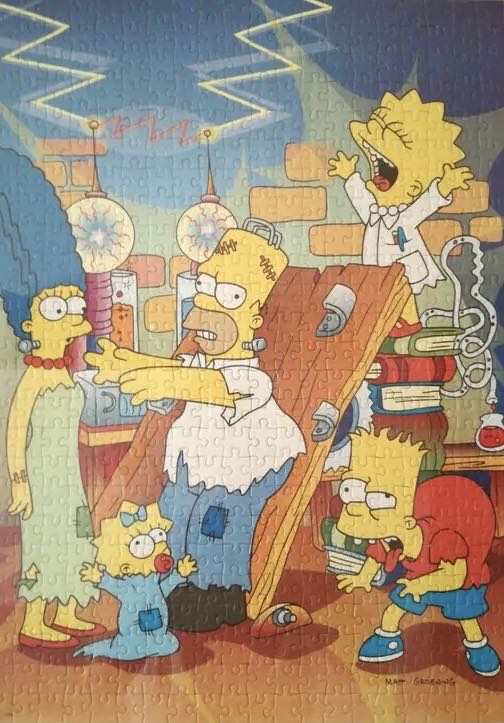 The Simpsons Frankenstein - Educa puzzle collectible [Barcode 8411349112569] - Main Image 3