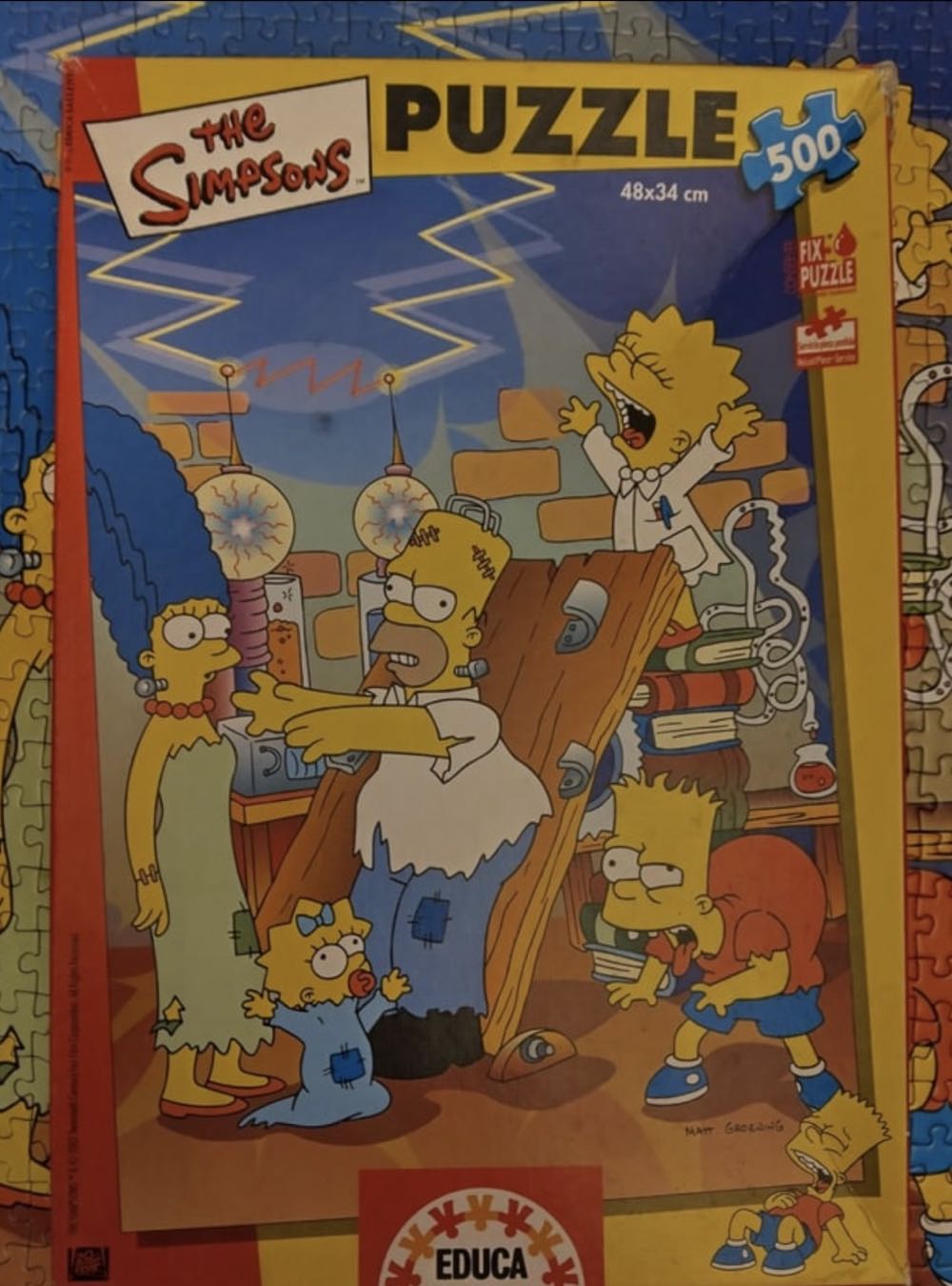 The Simpsons Frankenstein - Educa puzzle collectible [Barcode 8411349112569] - Main Image 4
