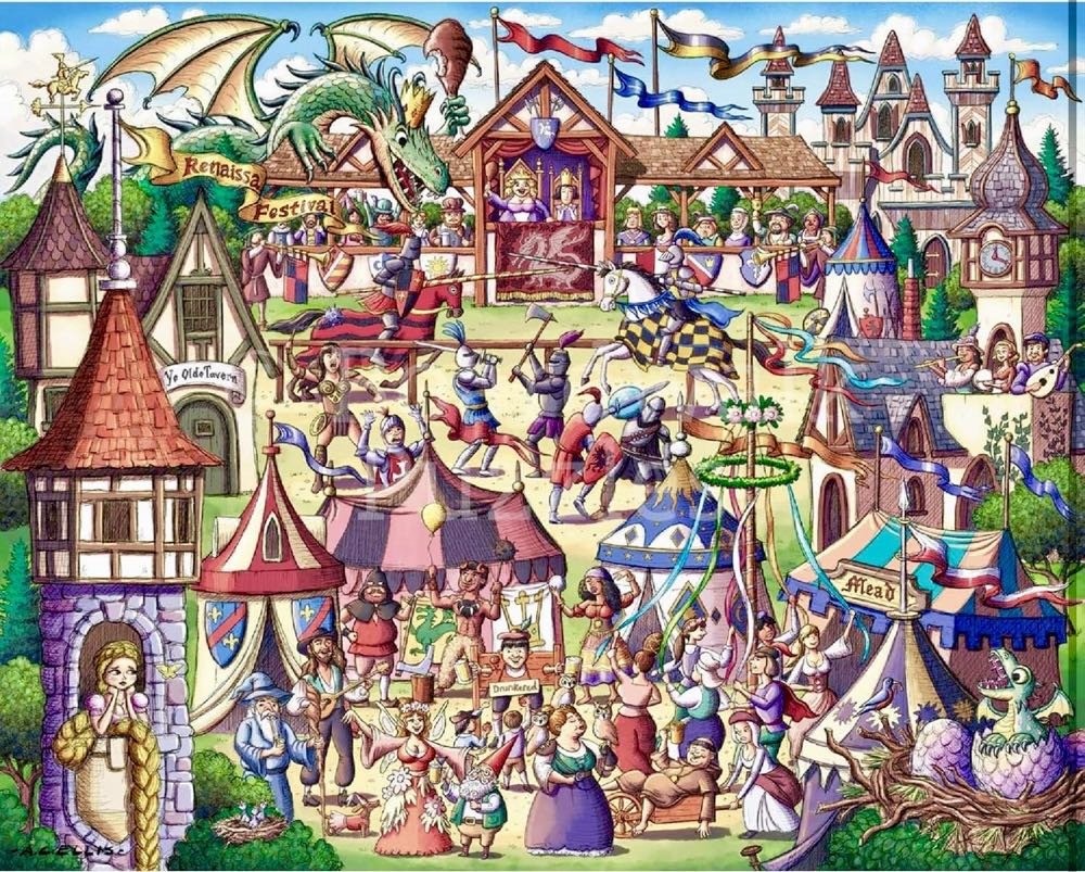 Renaissance Fair - Boardwalk puzzle collectible - Main Image 2