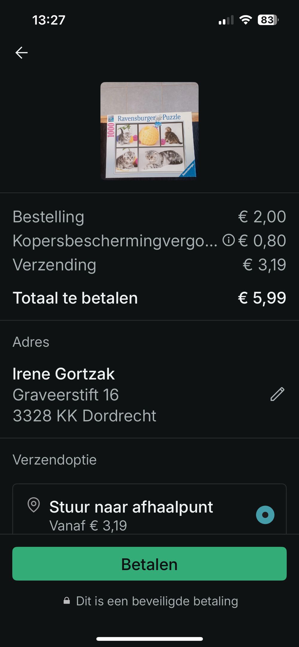 British ShortHair Cat-American Shorthair  Curious Kittens🟦 - Ravensburger puzzle collectible [Barcode 4005556195459] - Main Image 3