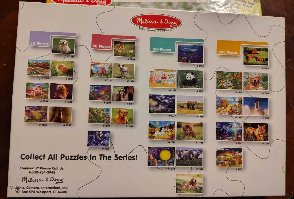 Golden Retriever - Melissa & Doug puzzle collectible [Barcode 000772013666] - Main Image 4