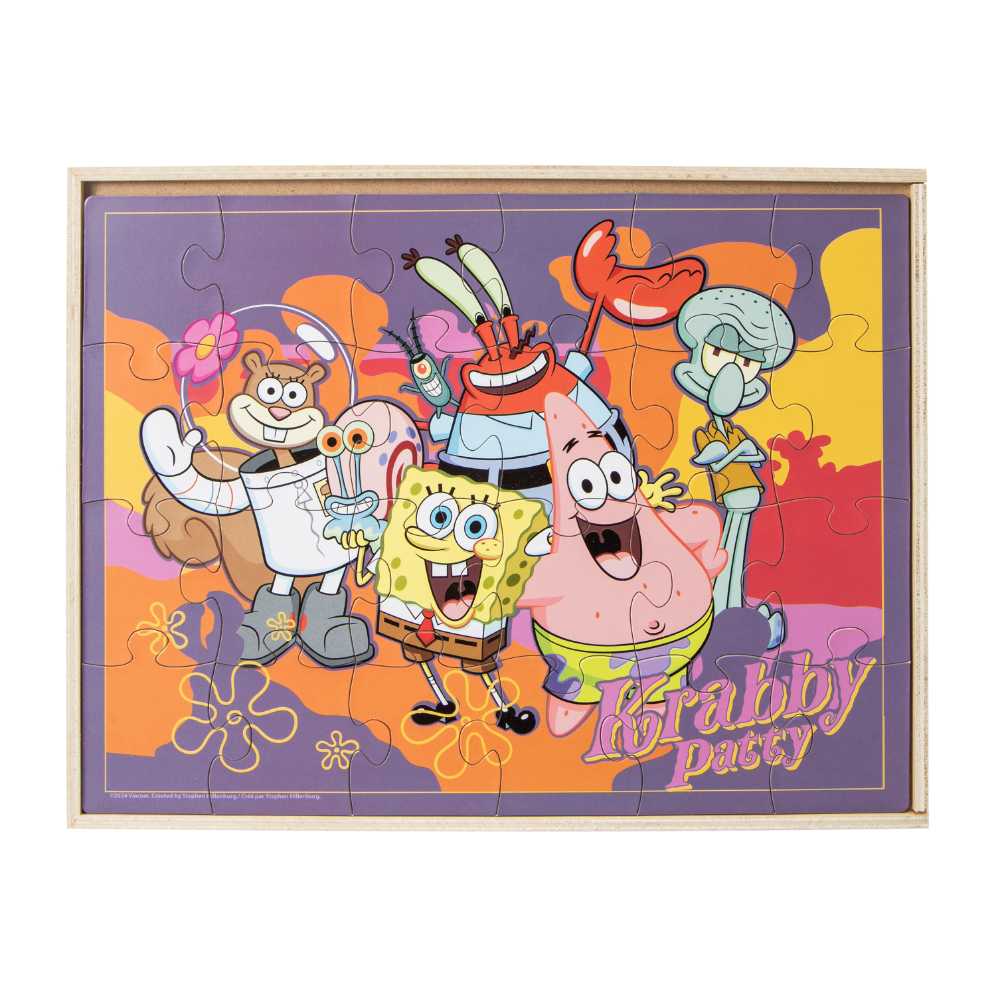 Spongebob Squarepants Wood Puzzles 5 Pack  puzzle collectible [Barcode 681147094314] - Main Image 4