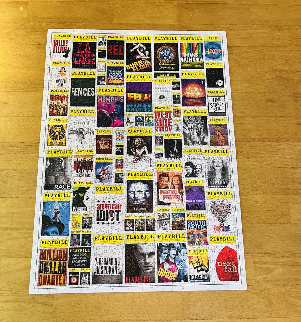 Playbill: 2009-2010 Broadway Season - Endless Games Puzzles puzzle collectible [Barcode 632468050053] - Main Image 2
