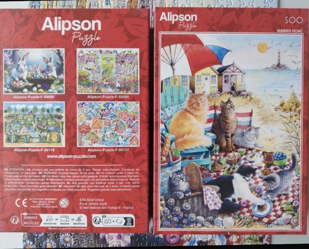 Summer Picnic 🟦 - Alipson puzzle collectible [Barcode 3667232501452] - Main Image 4