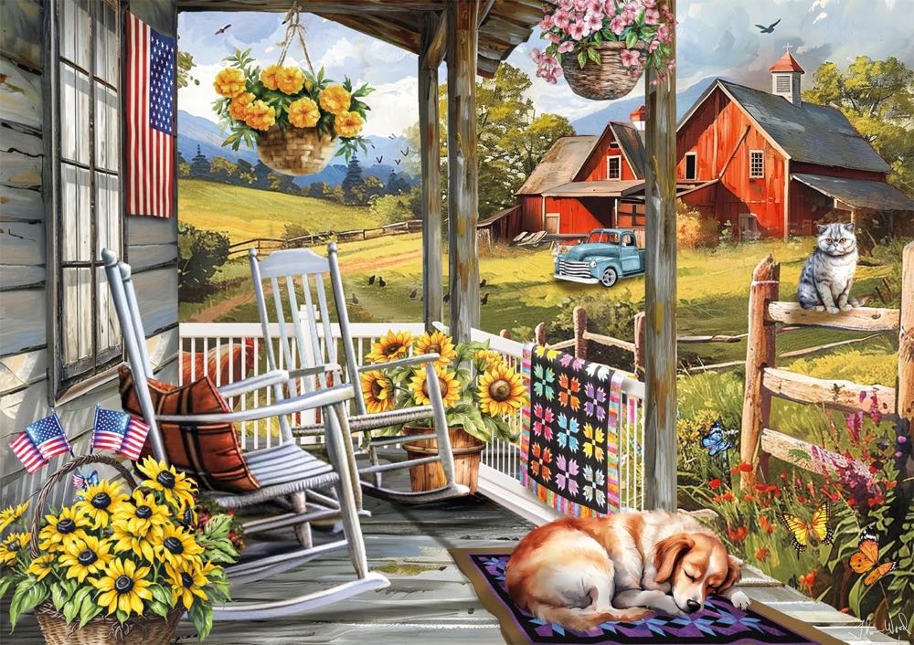 Mr. Grumpy Grey -sold #177 - Buffalo puzzle collectible - Main Image 2